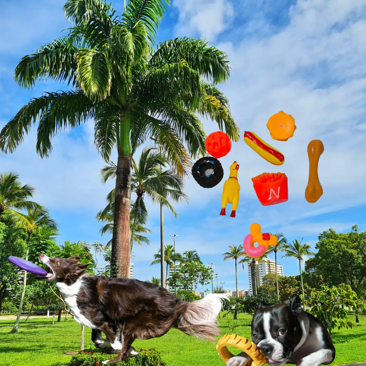 Kit de 6 Brinquedos para Cachorros e Gatos Mordedores Interativos - Imagem 3